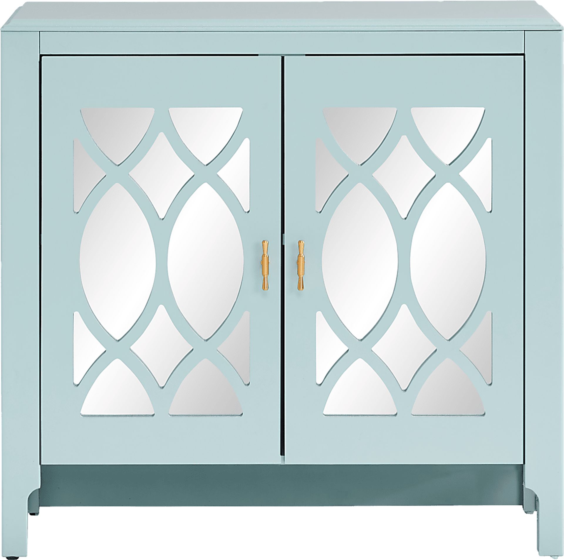 Tameran Blue 2 Door Accent Cabinet - Image 1