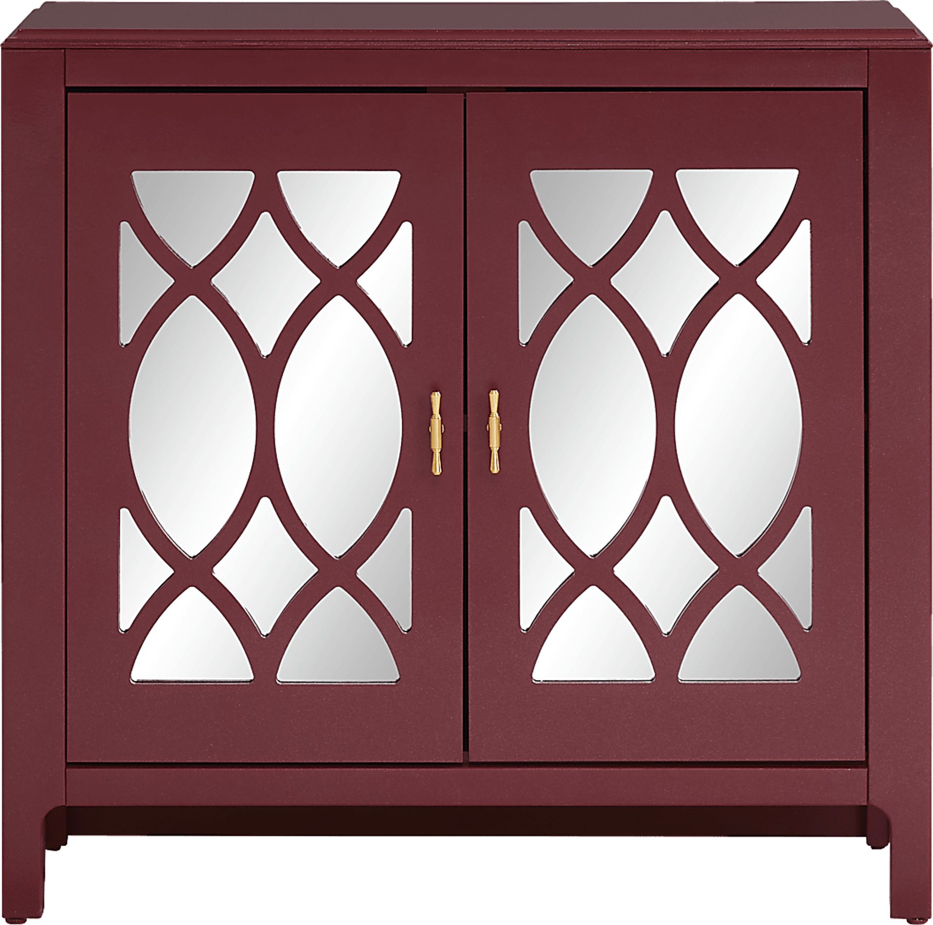 Tameran Red 2 Door Accent Cabinet - Image 1