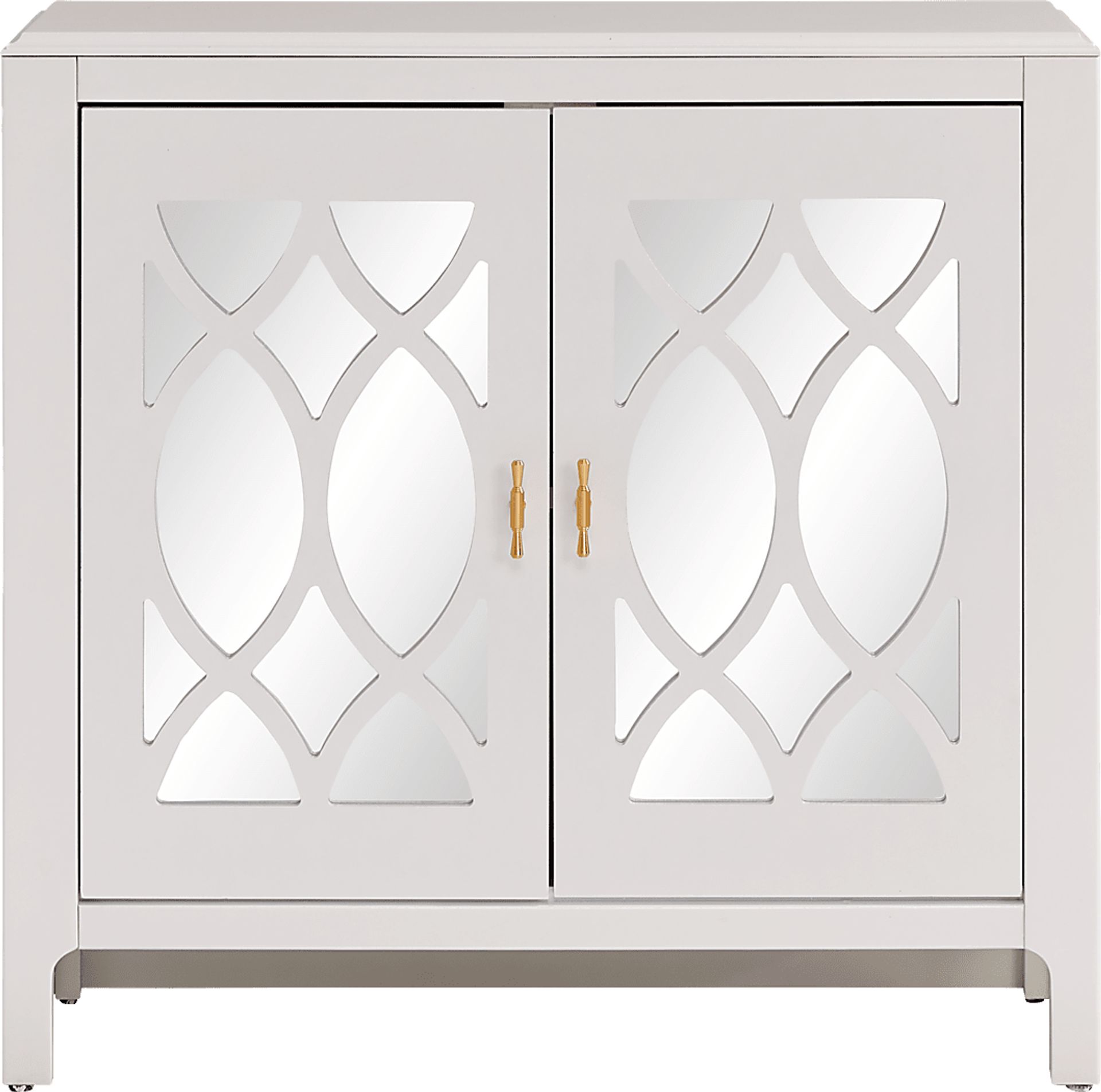 Tameran White 2 Door Accent Cabinet - Image 1