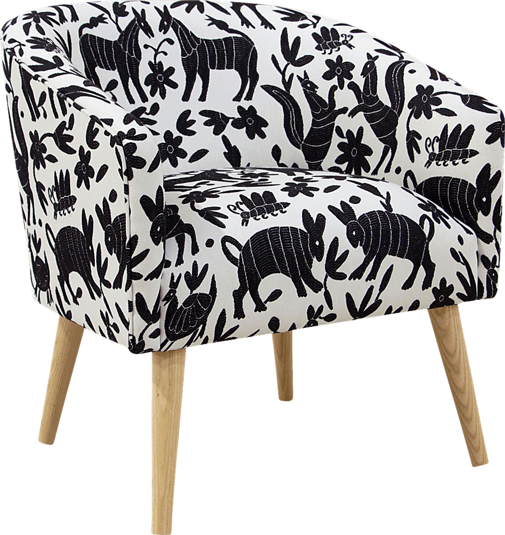 Tamesi Black Accent Chair - Image 1