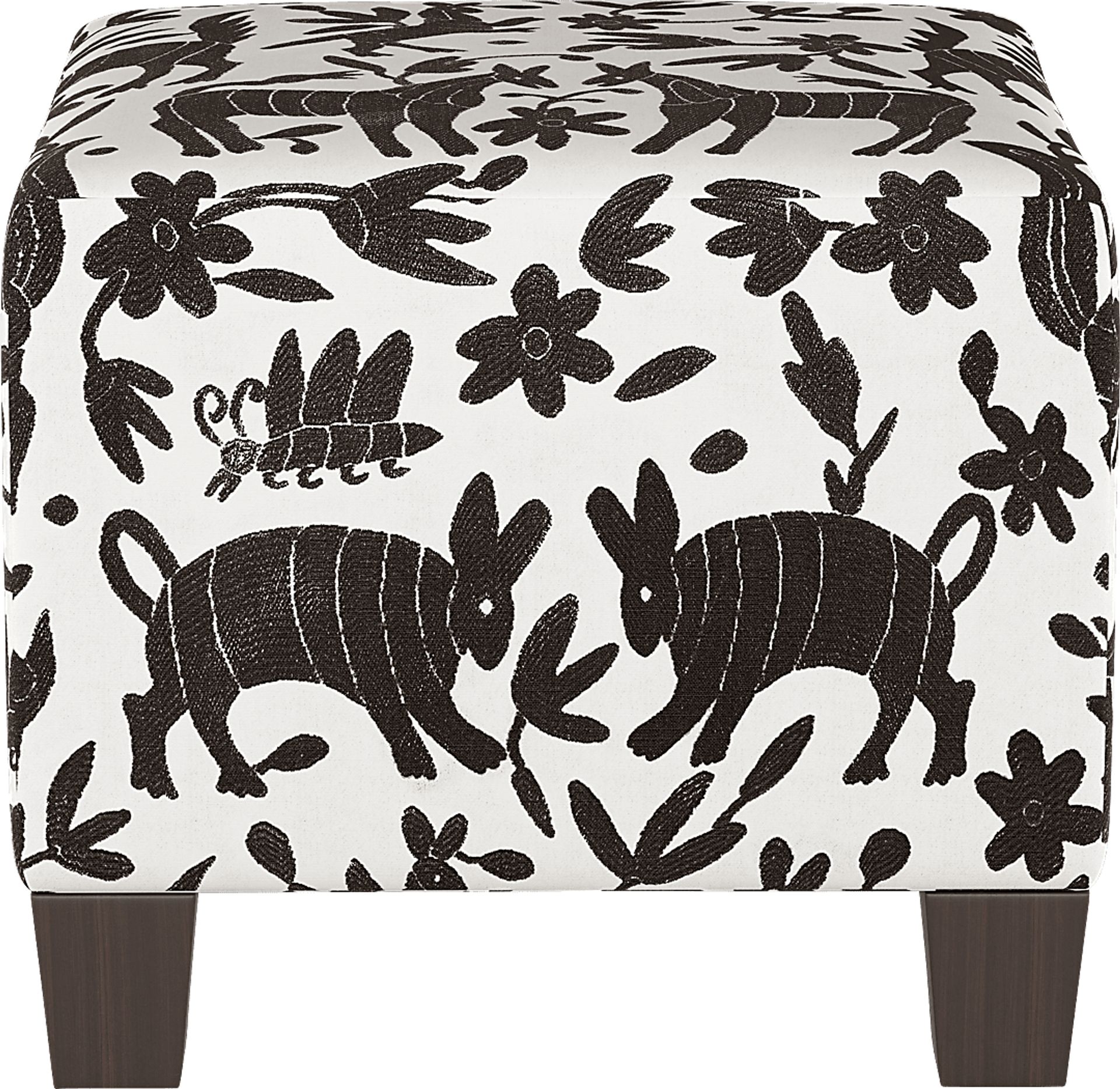 Tamesi Black Ottoman - Image 2
