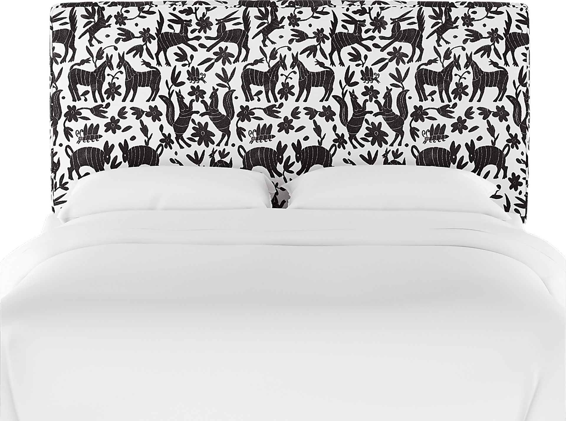Tamesi Black Queen Upholstered Headboard - Image 2