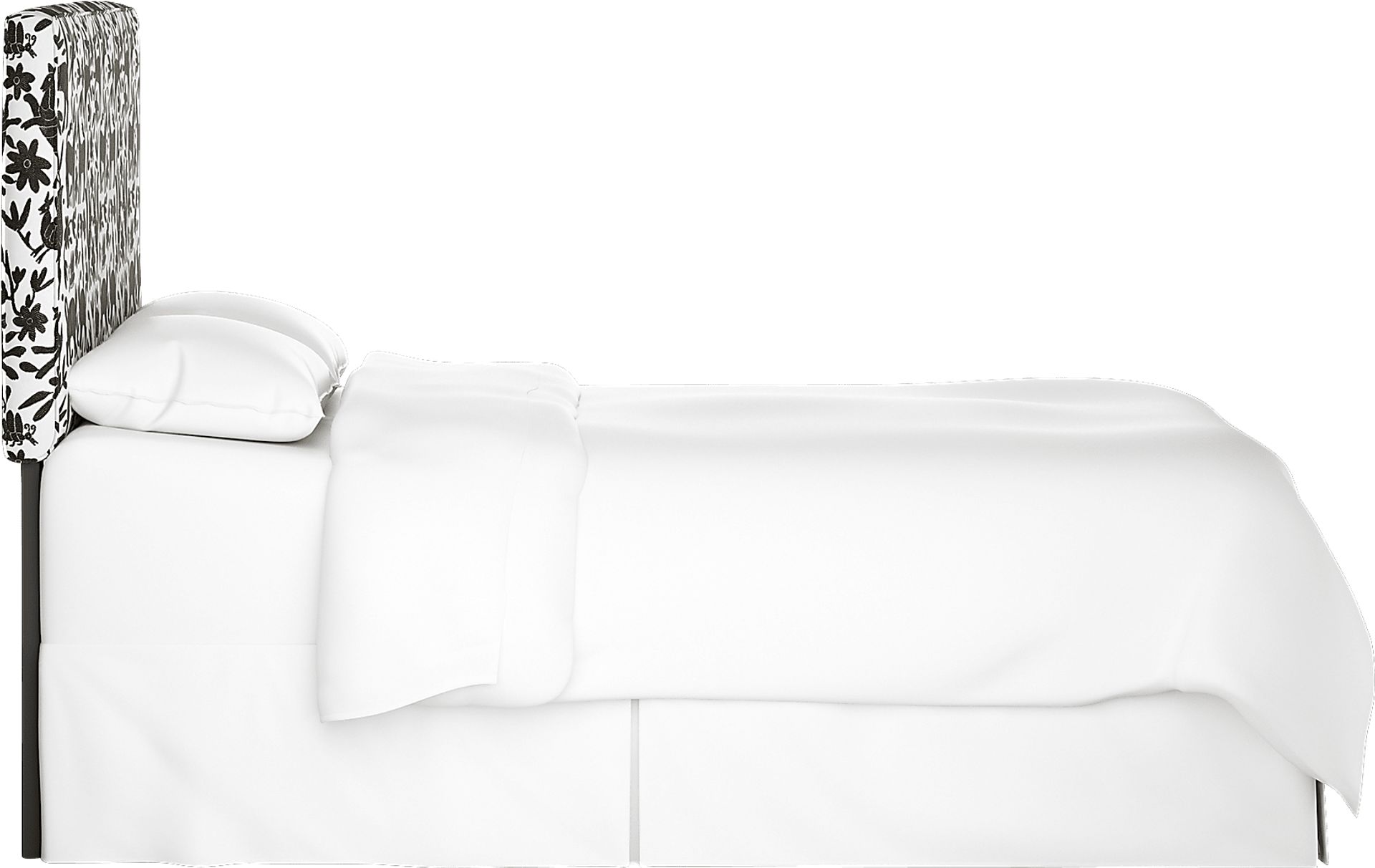 Tamesi Black Queen Upholstered Headboard - Image 3