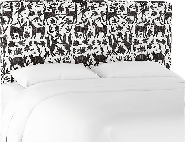 Kids Tamesi Black Twin Upholstered Headboard - Thumbnail - Image 1