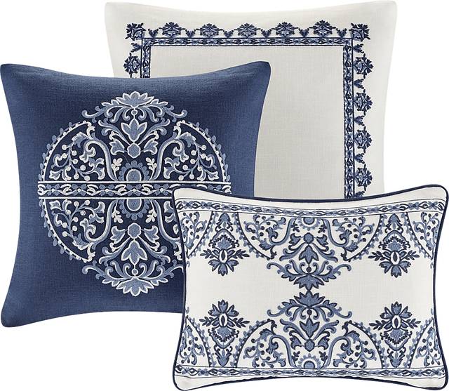 Tamia Off White 9 Pc King Comforter Set - Thumbnail - Image 9