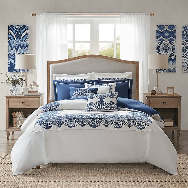 Tamia Off White 9 Pc King Comforter Set - Thumbnail - Image 1