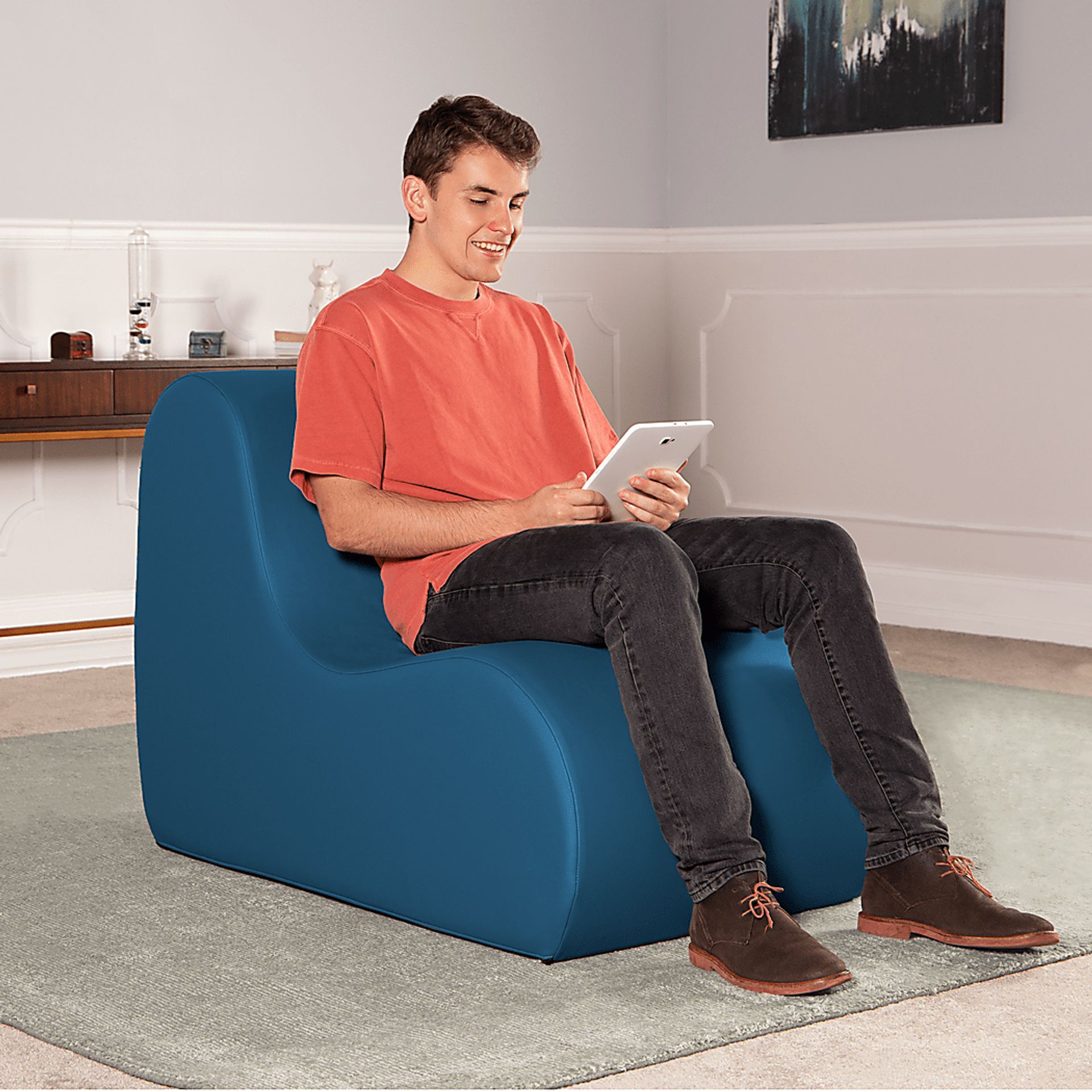 Kids Tamiko Blue Large Chair - Image 6