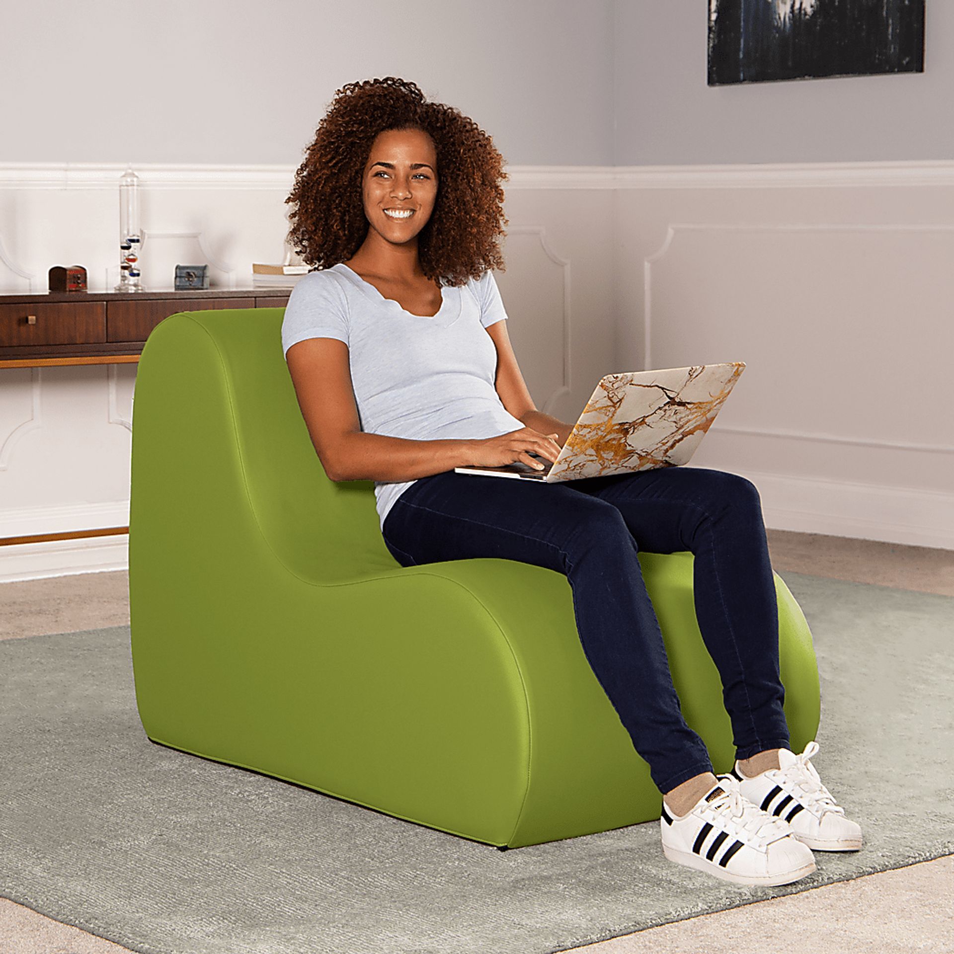Kids Tamiko Green Large Chair - Image 2