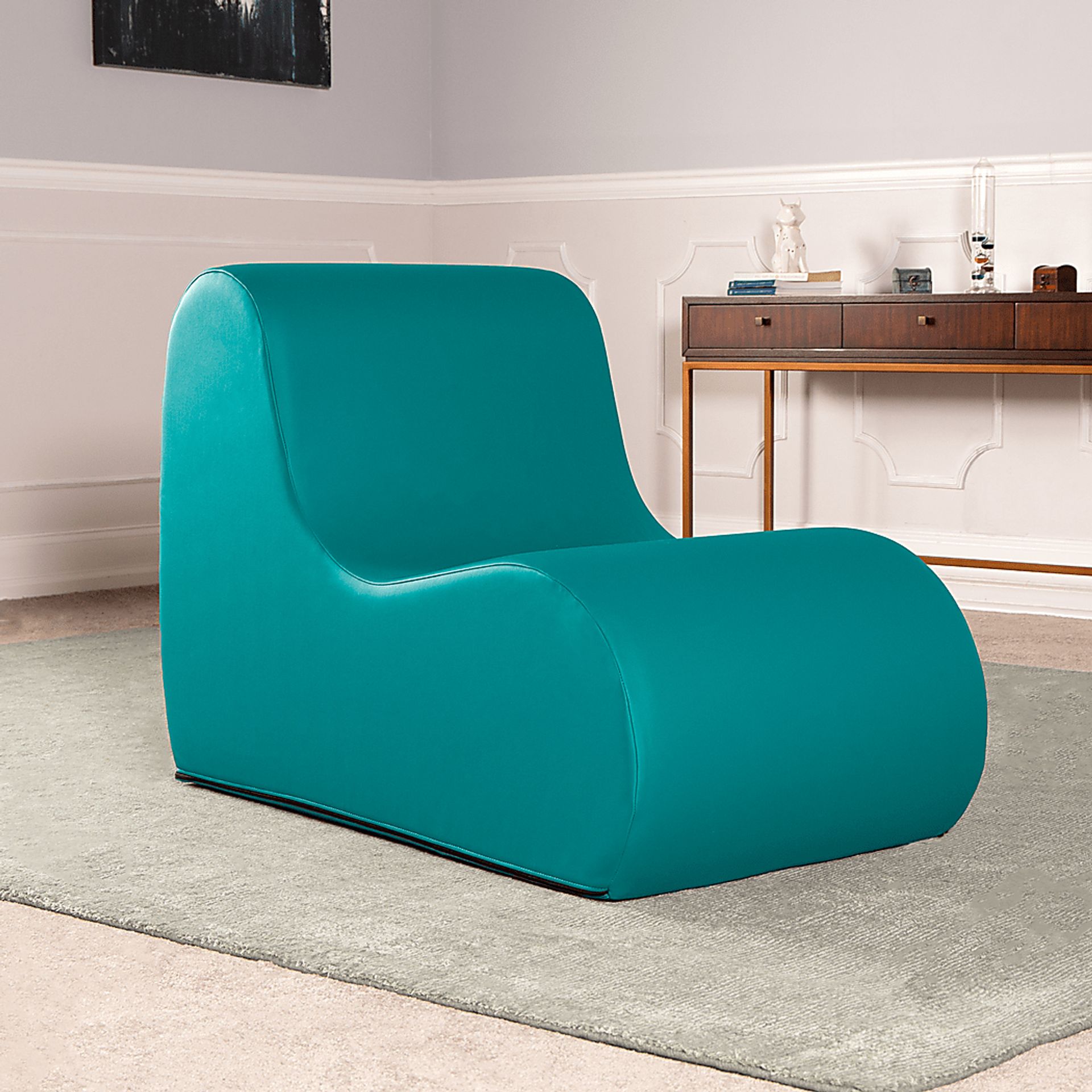 Kids Tamiko Turquoise Large Chair - Image 4