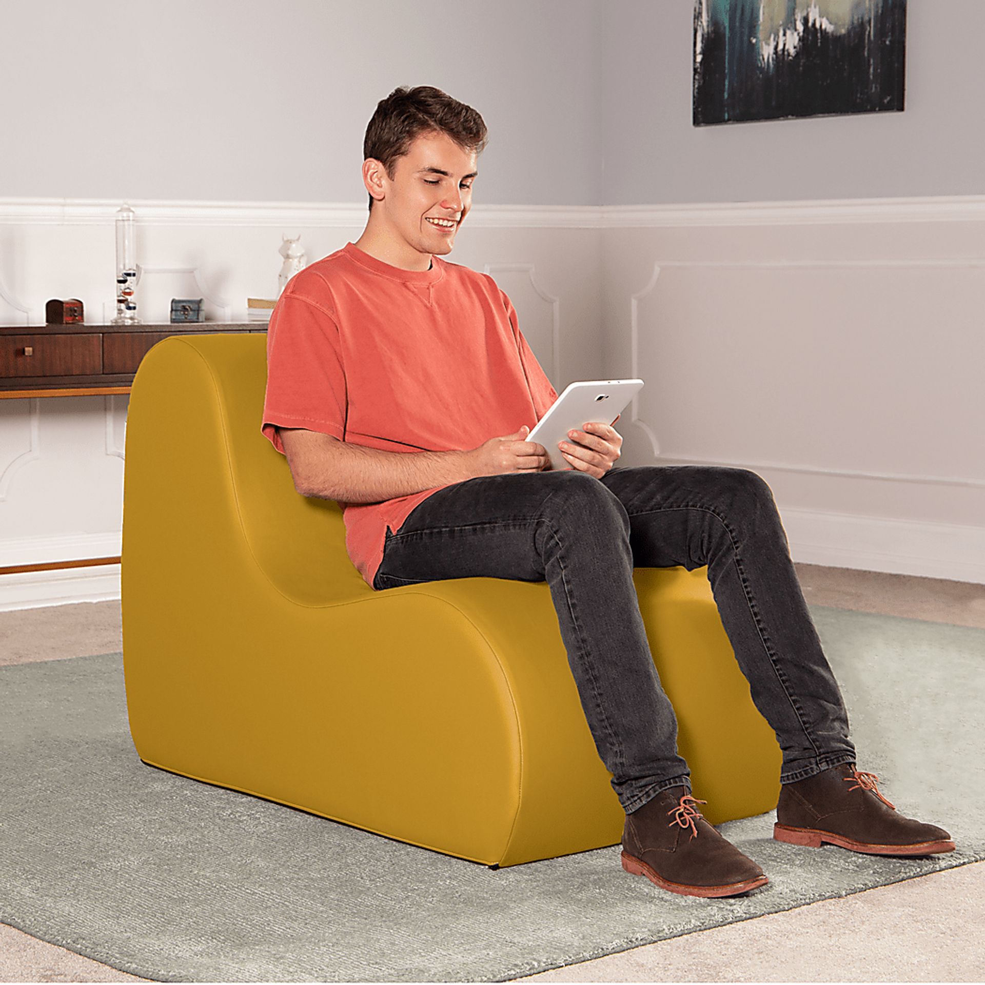 Kids Tamiko Yellow Large Chair - Image 2