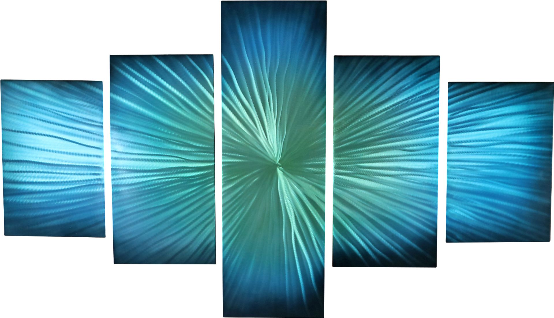 Tamina Navy Wall Decor, Set of 5 - Image 1