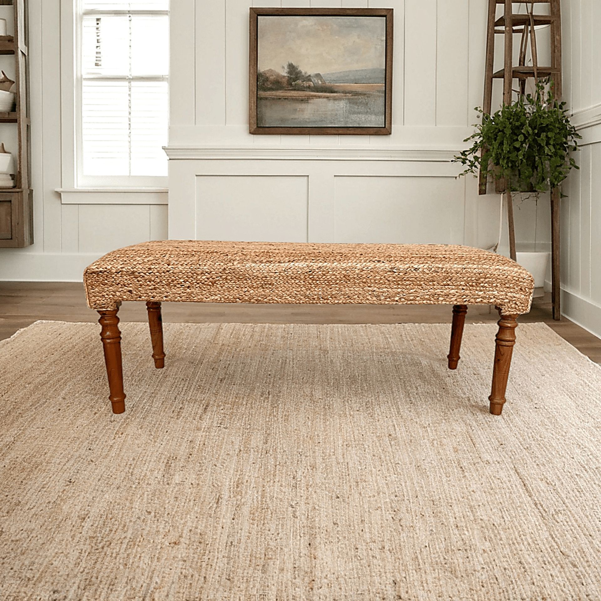 Tamit Brown Bench - Image 3