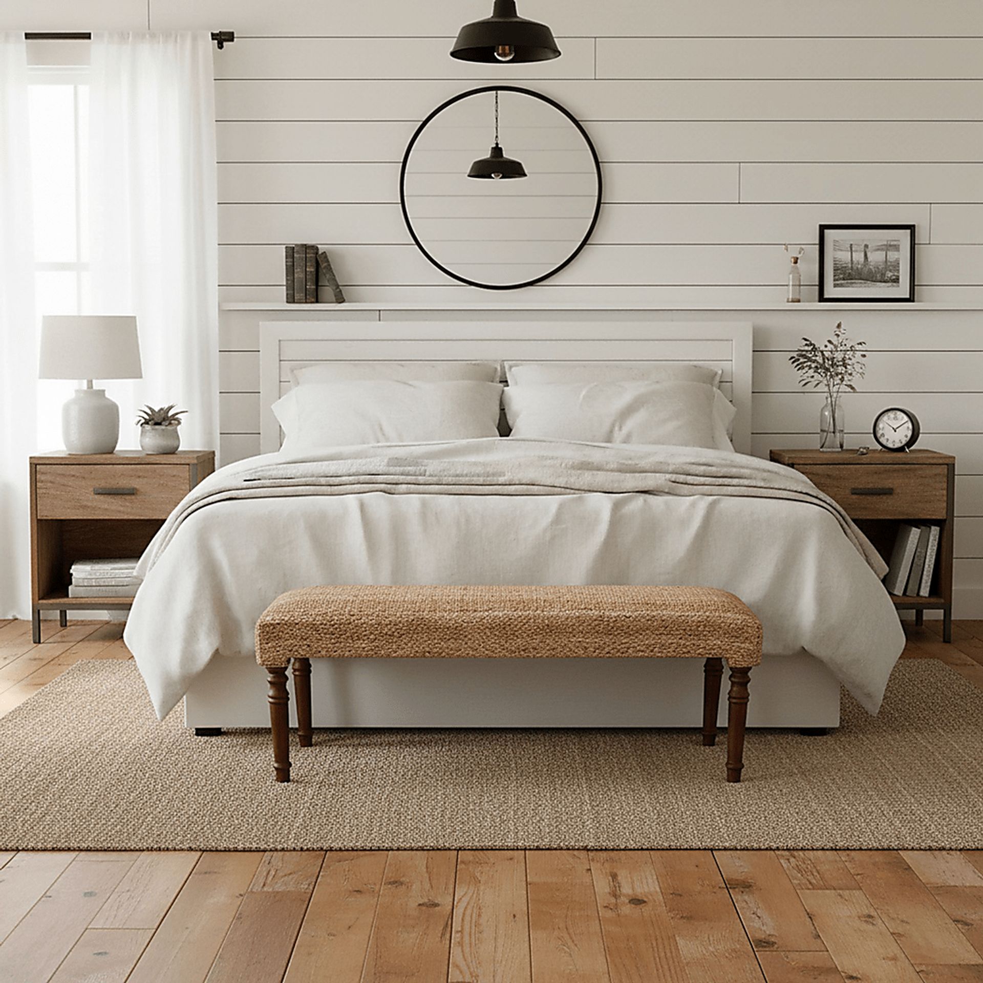 Tamit Brown Bench - Image 4