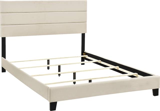 Tampania Beige Queen Bed - Thumbnail - Image 3