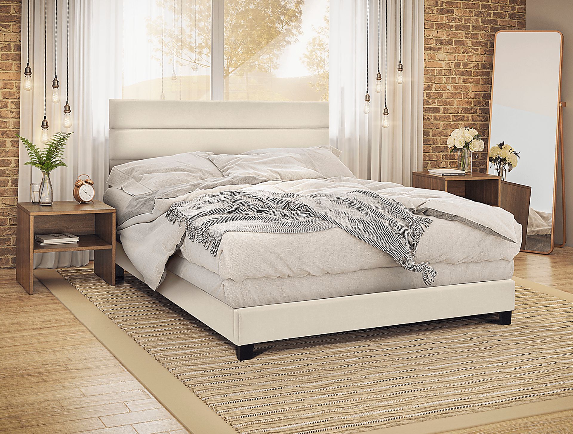 Tampania Beige Queen Bed - Image 8