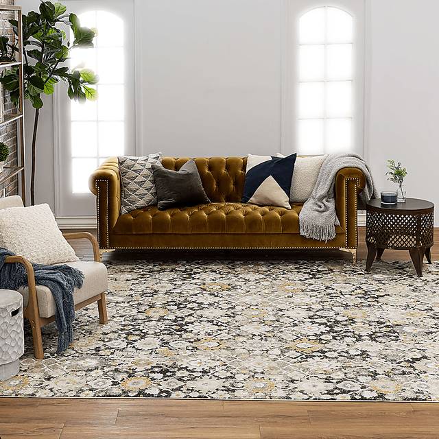 Tamwick Gray 5' x 7'6 Rug - Thumbnail - Image 2