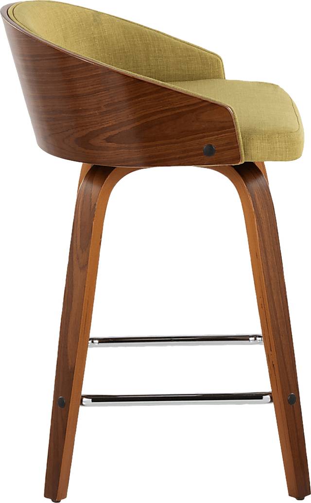 Tanacross Green Swivel Counter Height Stool, Set of 2 - Thumbnail - Image 7