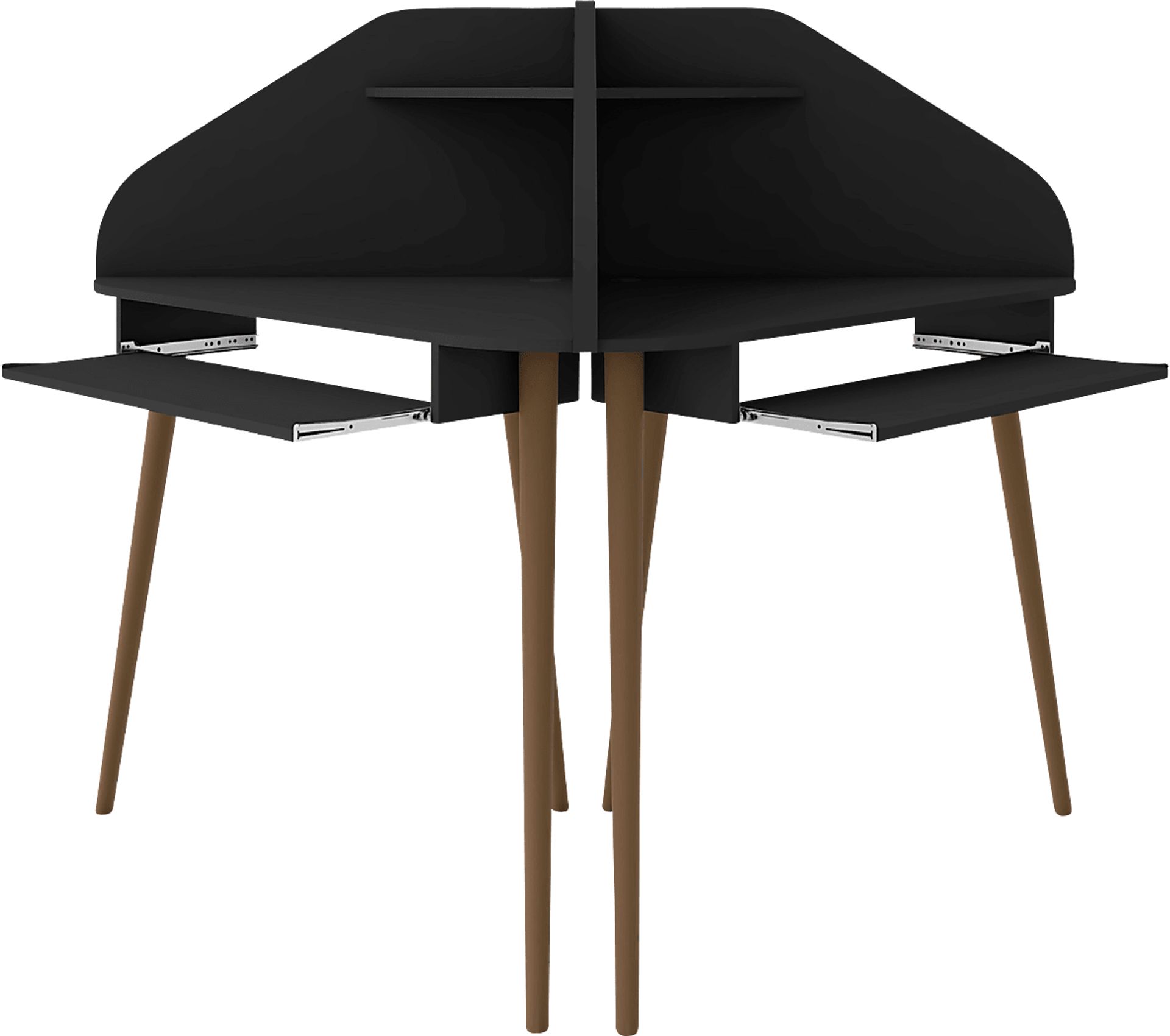 Tanbark Black Corner Desk - Image 2