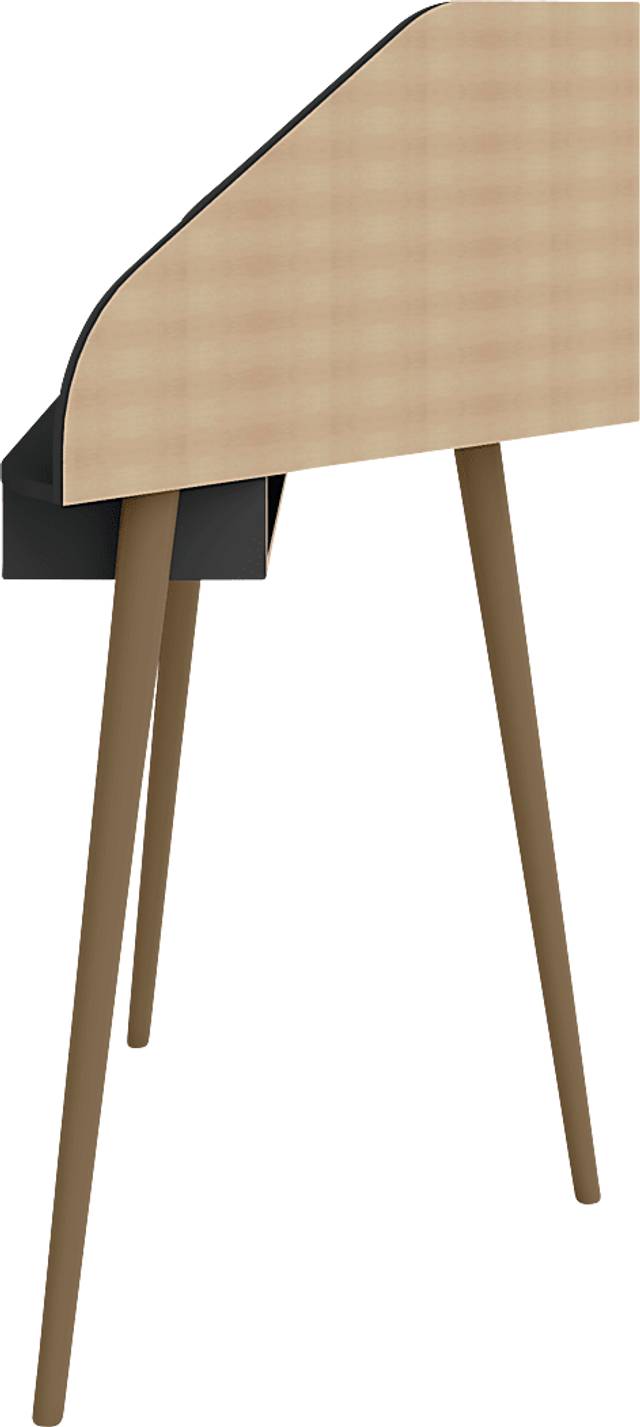 Tanbark Black Corner Desk - Thumbnail - Image 5