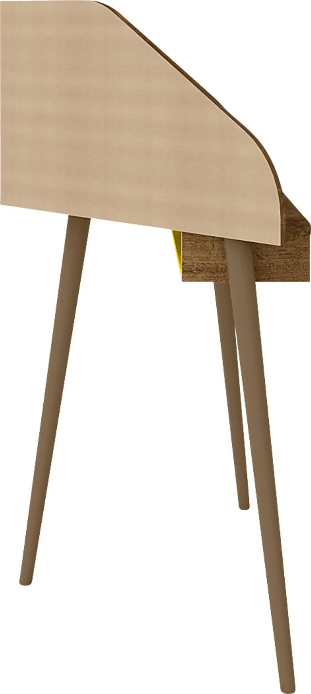 Tanbark Brown Corner Desk - Thumbnail - Image 4