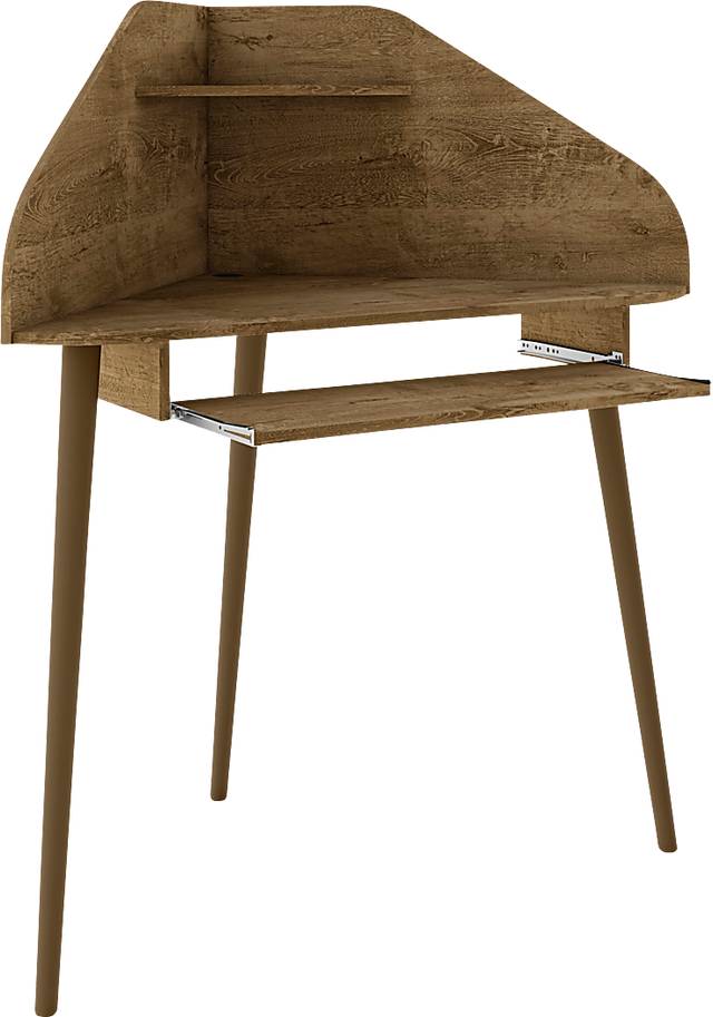 Tanbark Chestnut Corner Desk - Thumbnail - Image 3