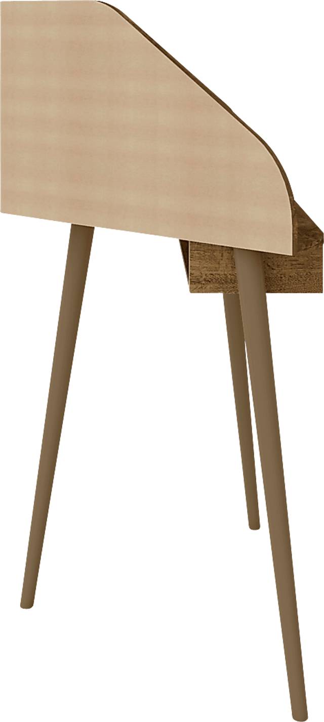 Tanbark Chestnut Corner Desk - Thumbnail - Image 4