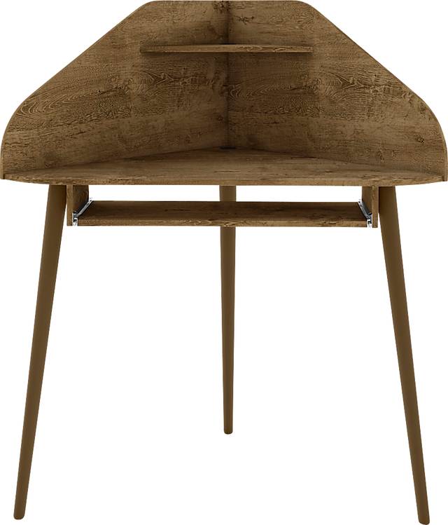 Tanbark Chestnut Corner Desk - Thumbnail - Image 1