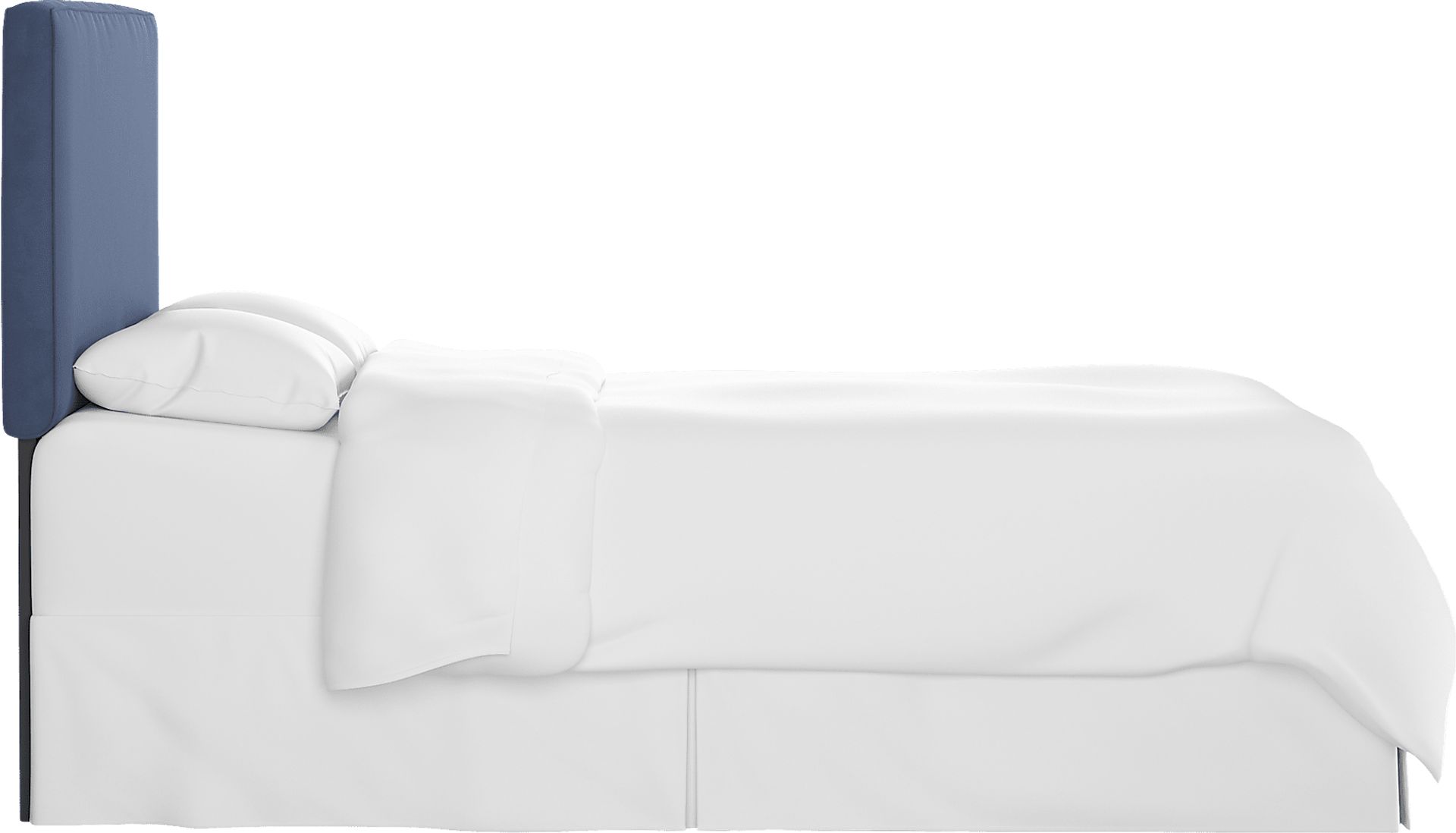 Tangere Blue Queen Upholstered Headboard - Image 4