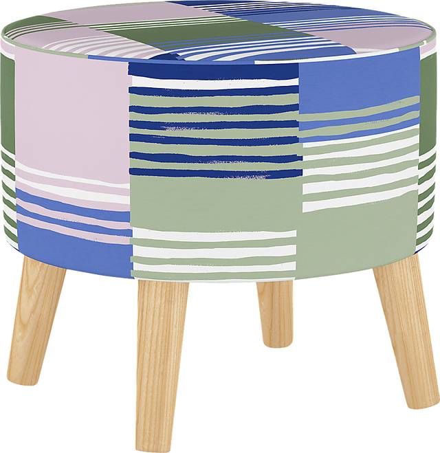Tangere Lilac Ottoman - Thumbnail - Image 1