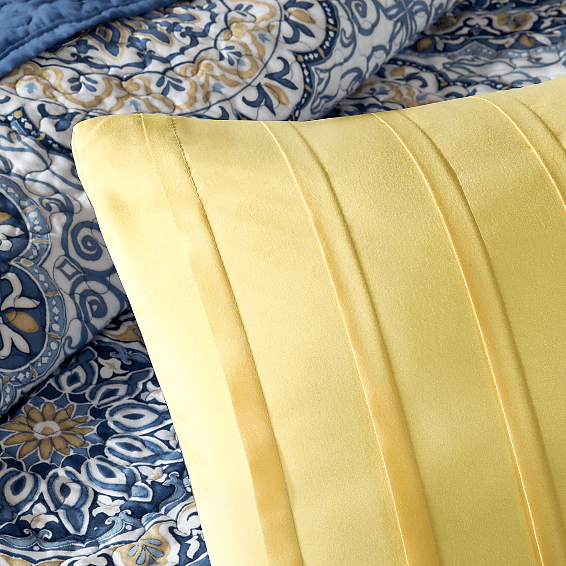 Tangiers Blue 6 Pc Queen Coverlet Set - Image 5