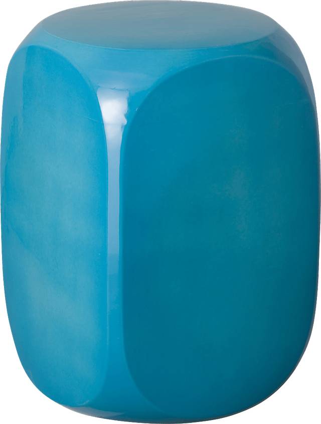 Tanglewild Blue Outdoor Stool - Thumbnail - Image 1
