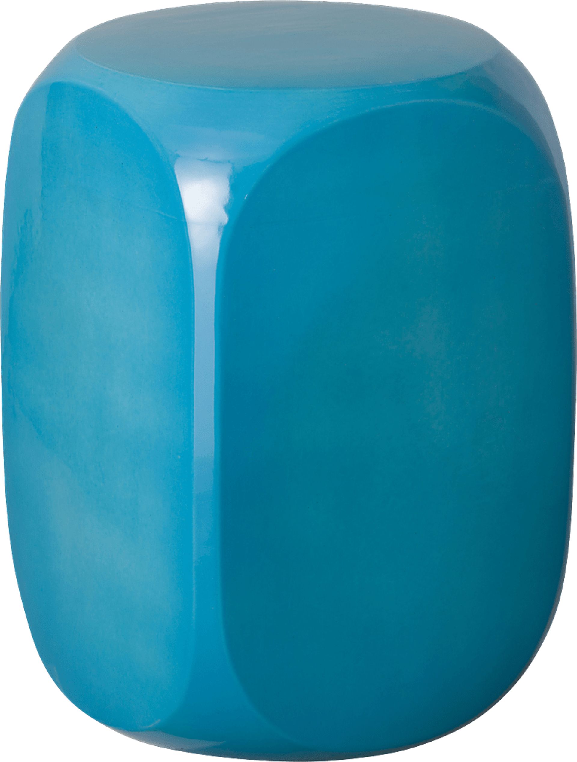 Tanglewild Blue Outdoor Stool - Image 1