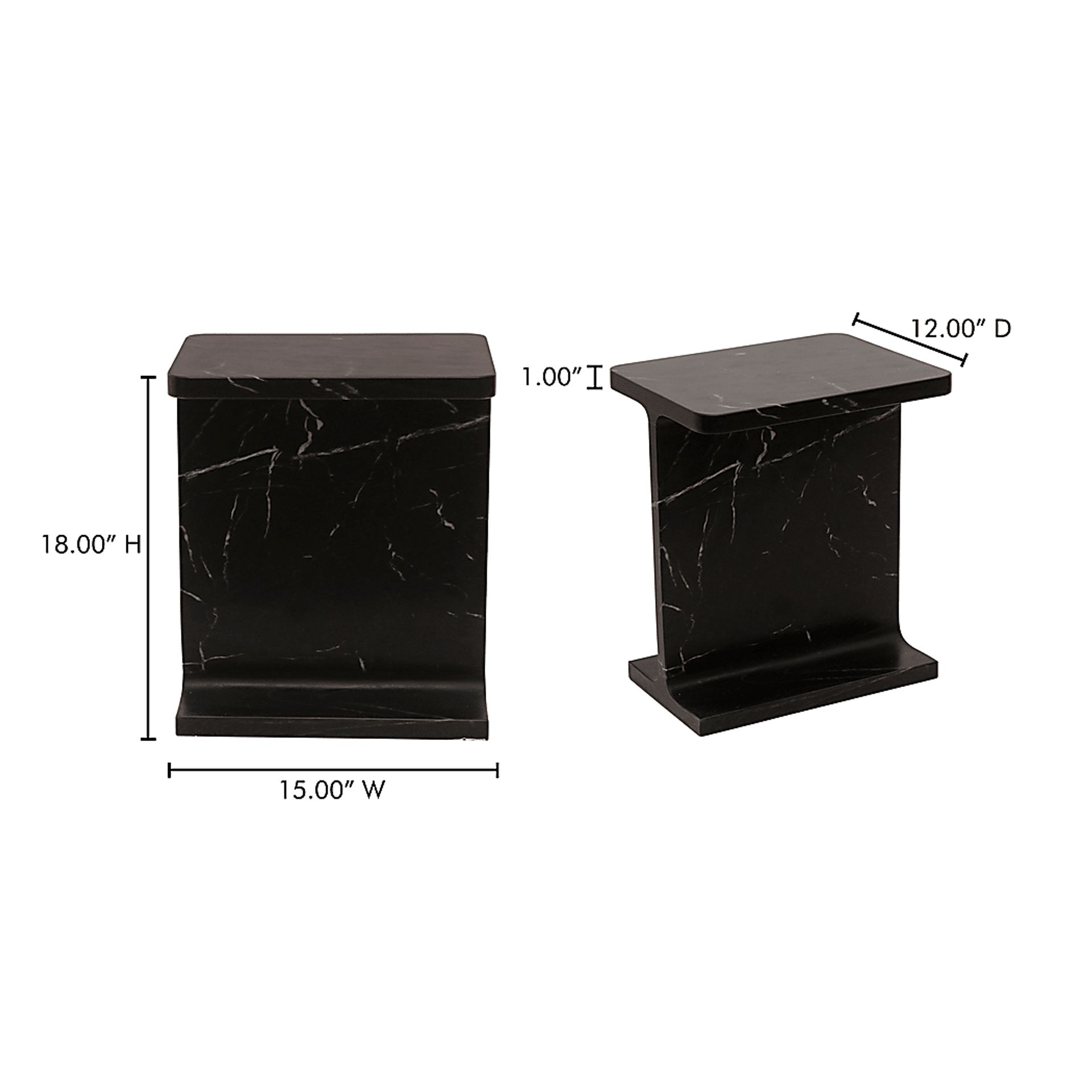 Taniaa Black End Table - Image 4