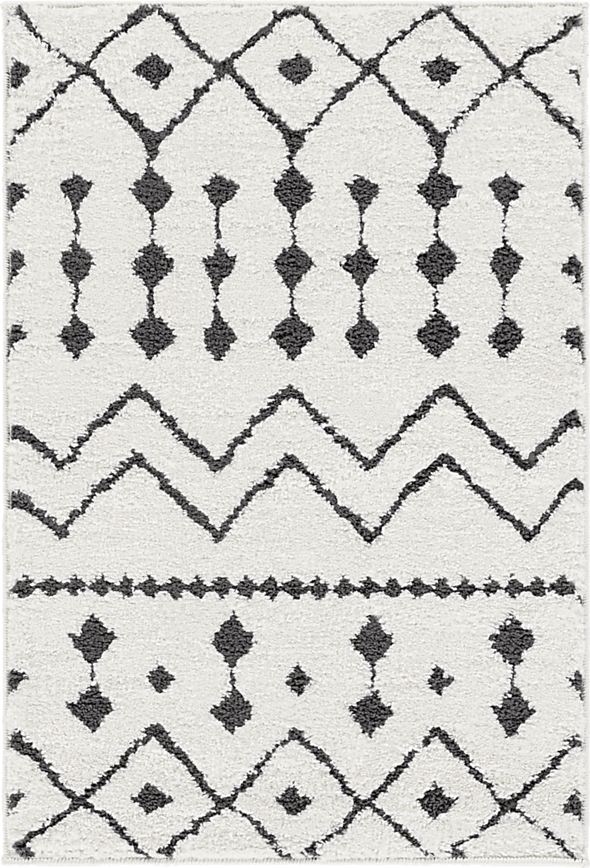 Tanlaw Black 4'3 x 5'11 Rug - Image 1