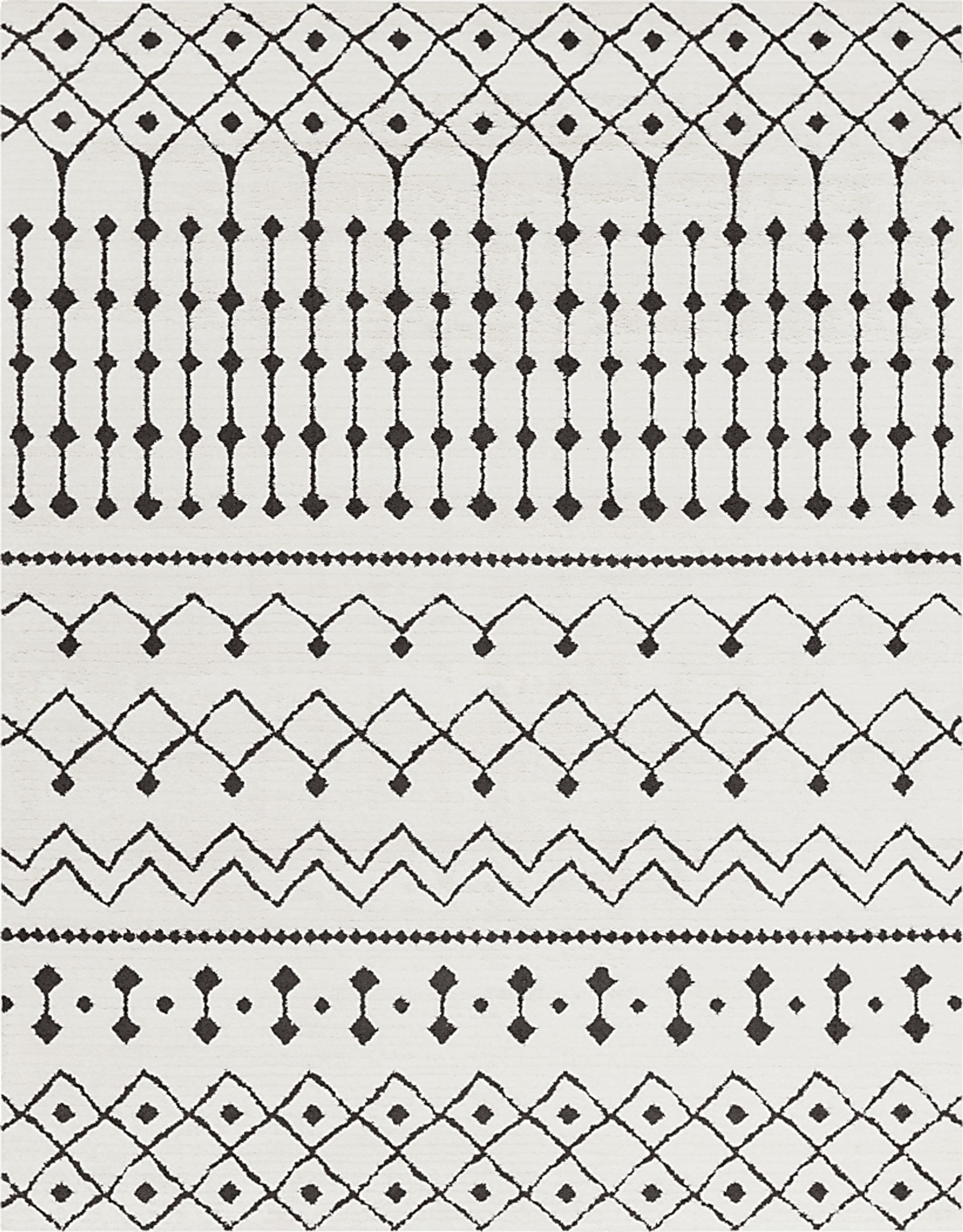 Tanlaw Black 7'10 x 10'3 Rug - Image 1