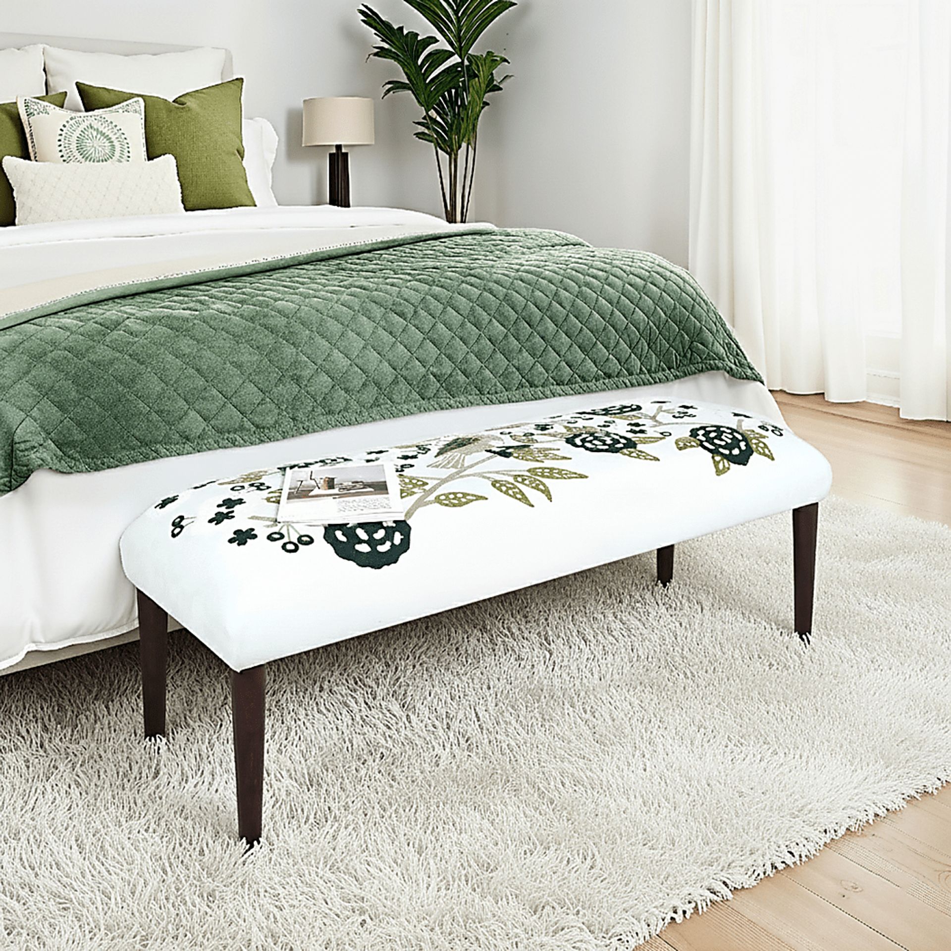 Tansya Green Bench - Image 3