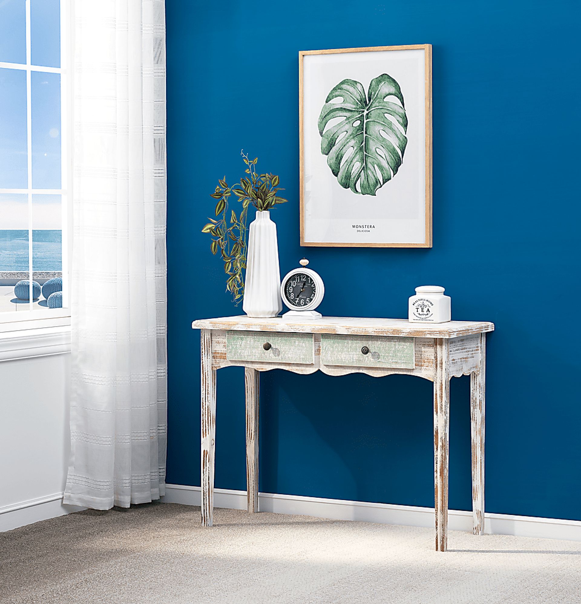 Tanwood White Console Table - Image 5