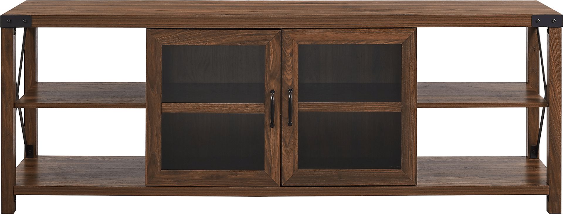 Tanyard Walnut Dark Wood Console | Rooms to Go