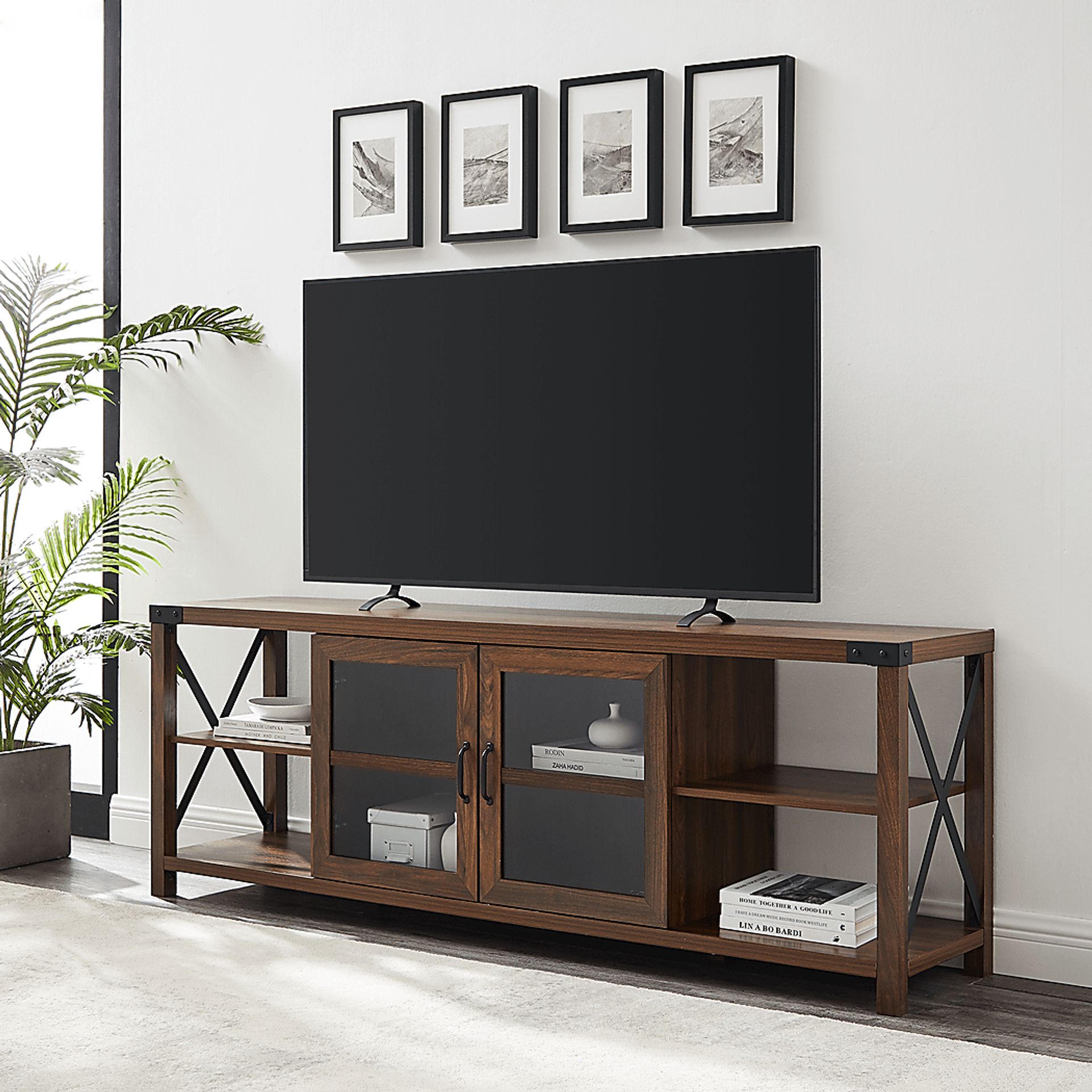 Tanyard Walnut 70 in. Console - Image 4