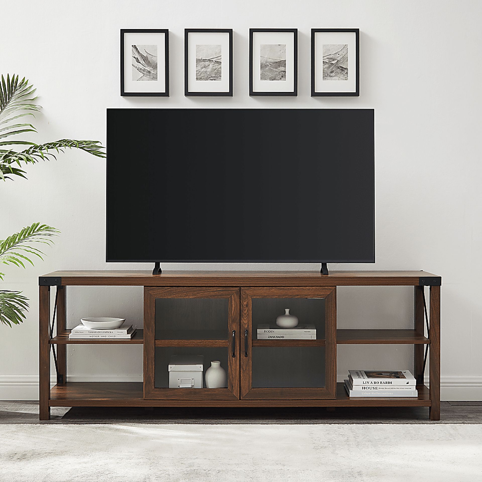Tanyard Walnut 70 in. Console - Image 5