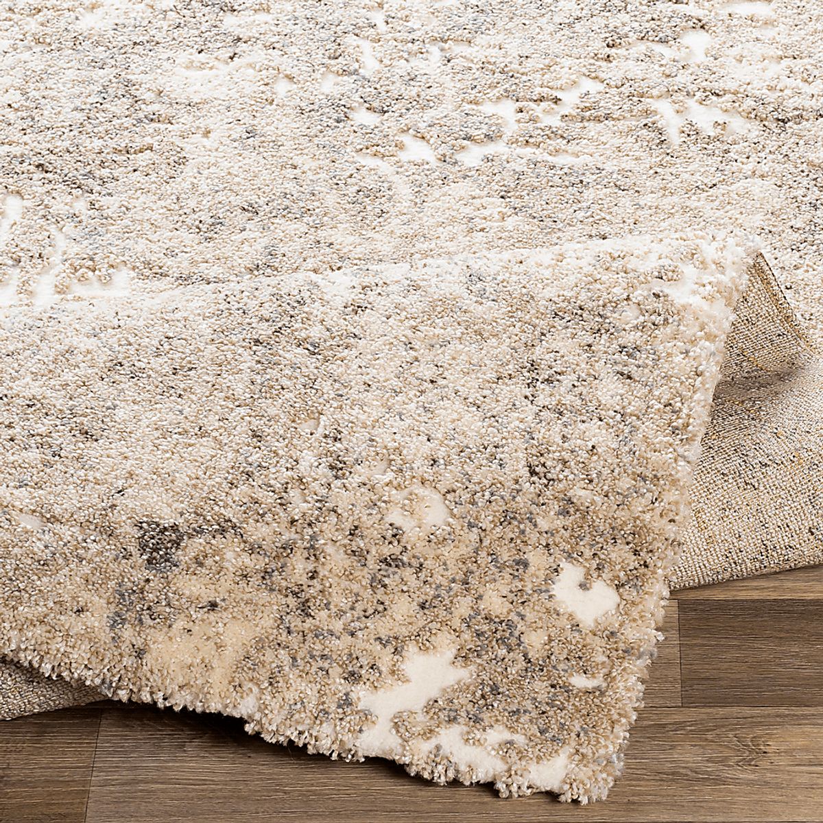 Taormina Beige Polyester,Polypropylene Fabric Rug | Rooms to Go