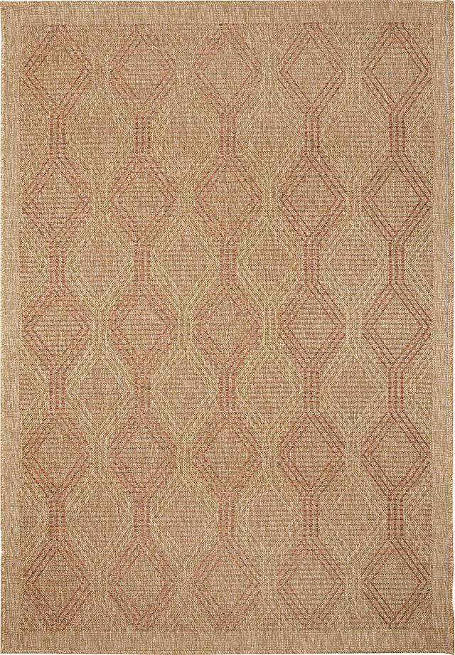 Taos Hills Terracotta 5'3 x 7'3 Indoor/Outdoor Rug - Thumbnail - Image 1