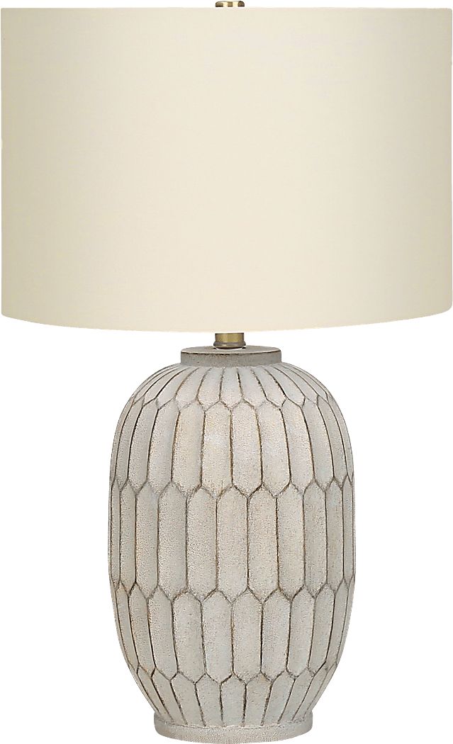 Tappan Cove Cream Lamp