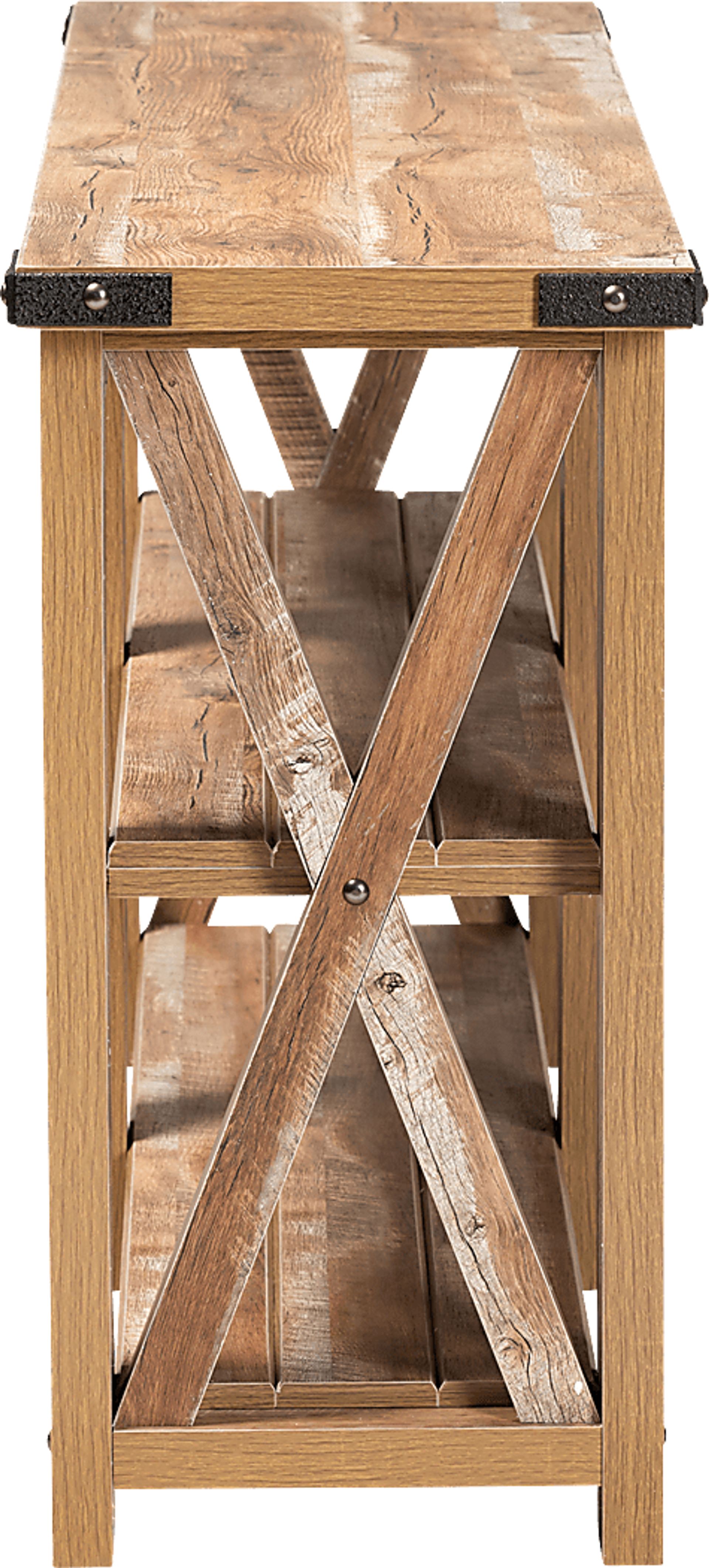 Tapscott Brown Sofa Table - Image 3