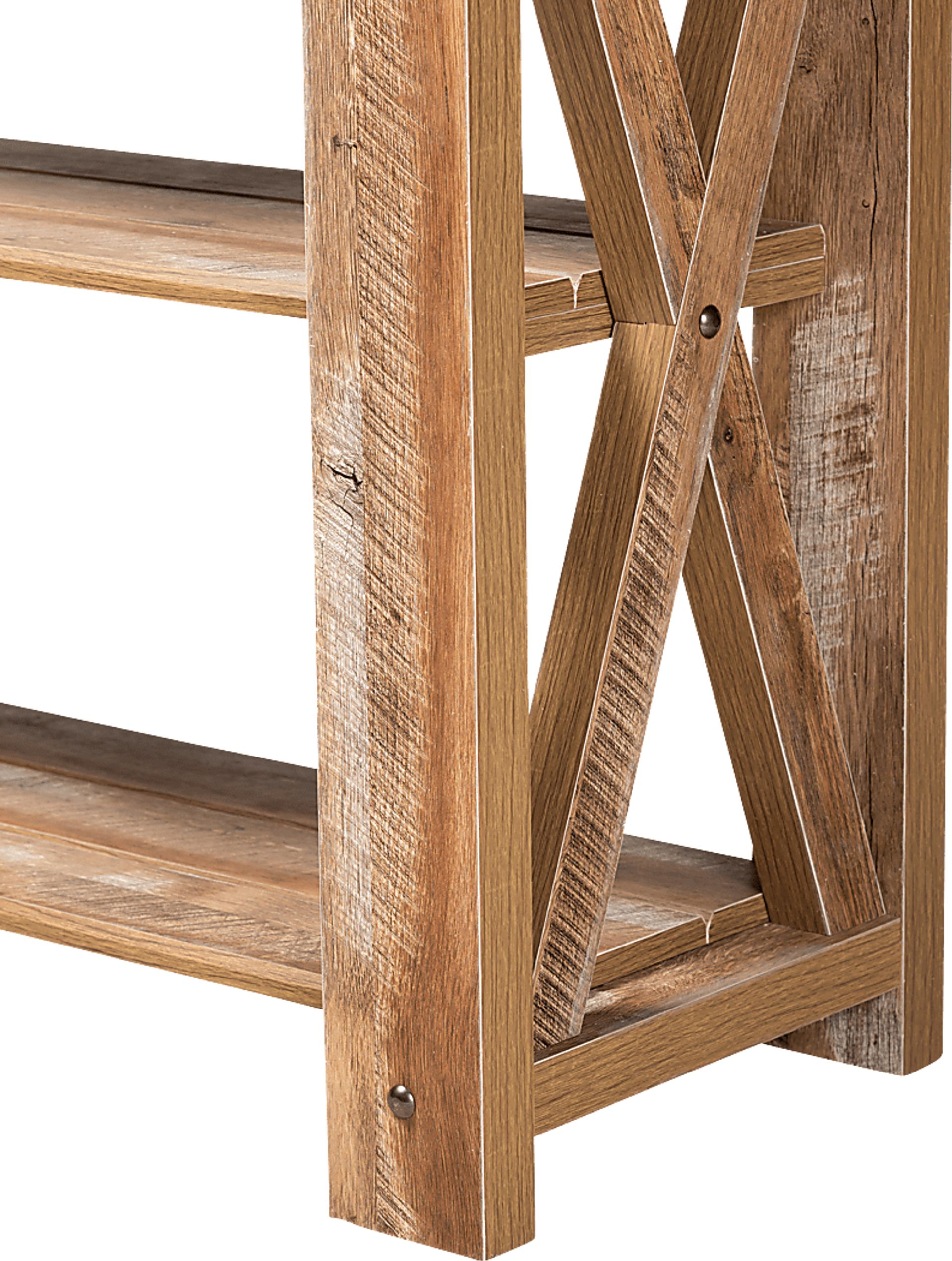 Tapscott Brown Sofa Table - Image 5