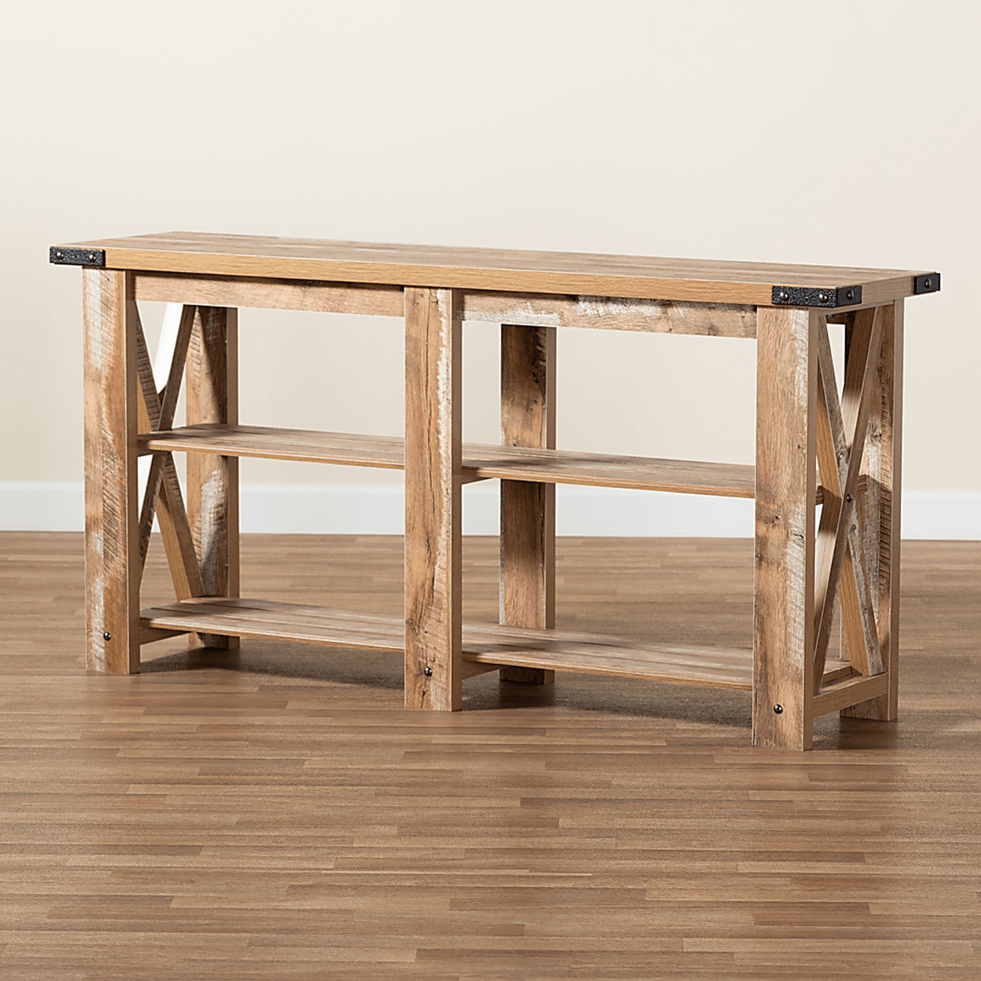 Tapscott Brown Sofa Table - Image 7