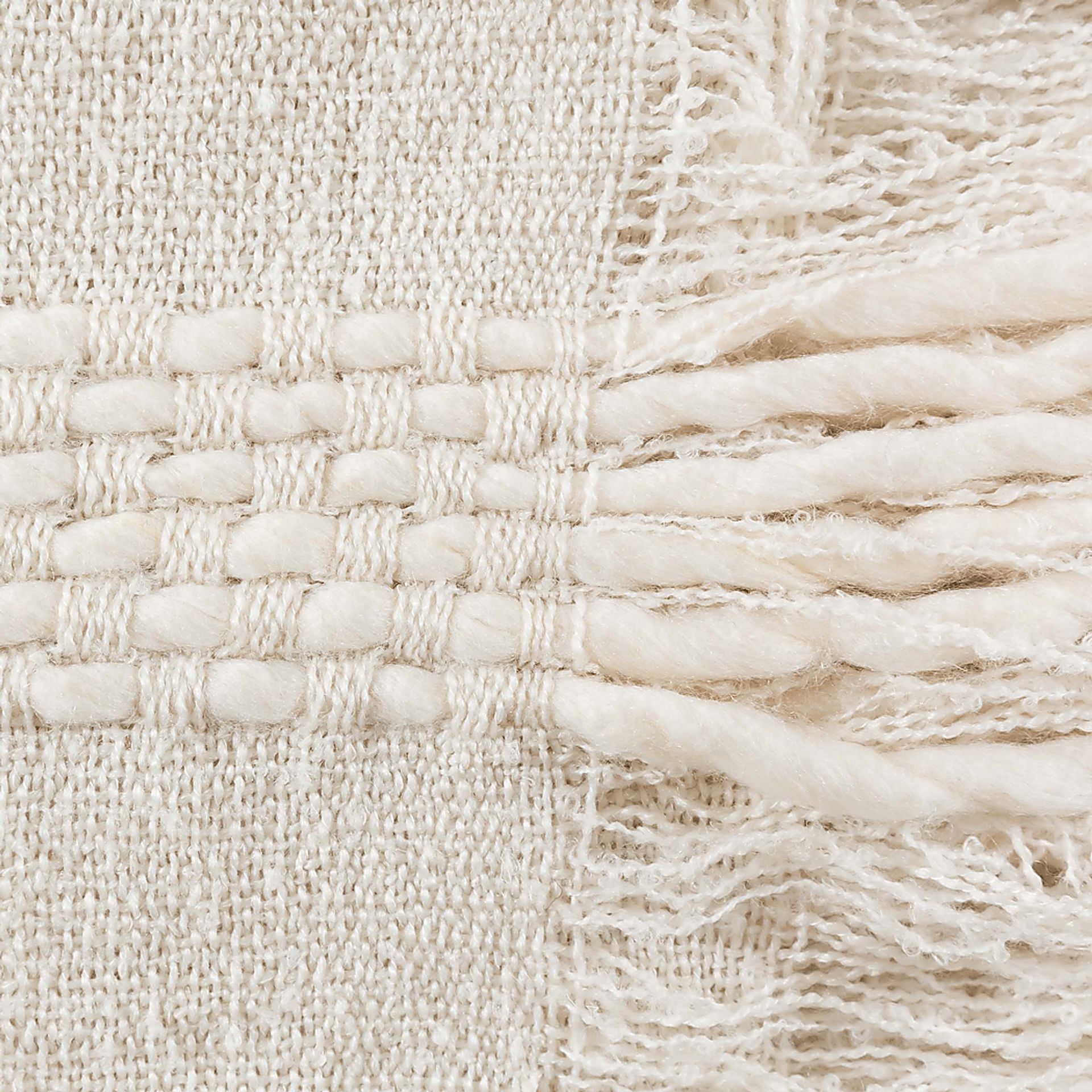 Tara Lane White Throw - Image 3