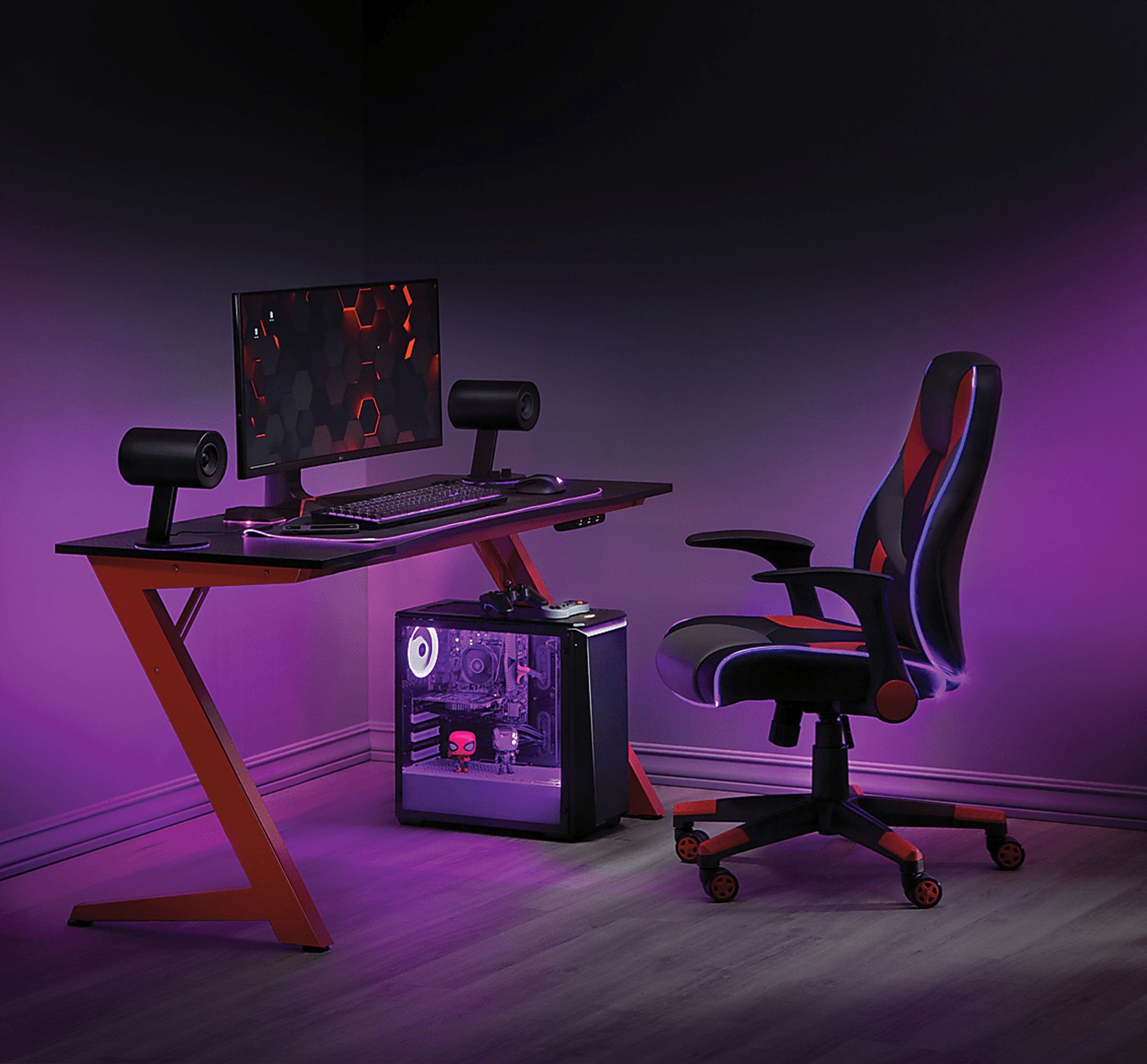 Taraia Red Gaming Desk - Image 8