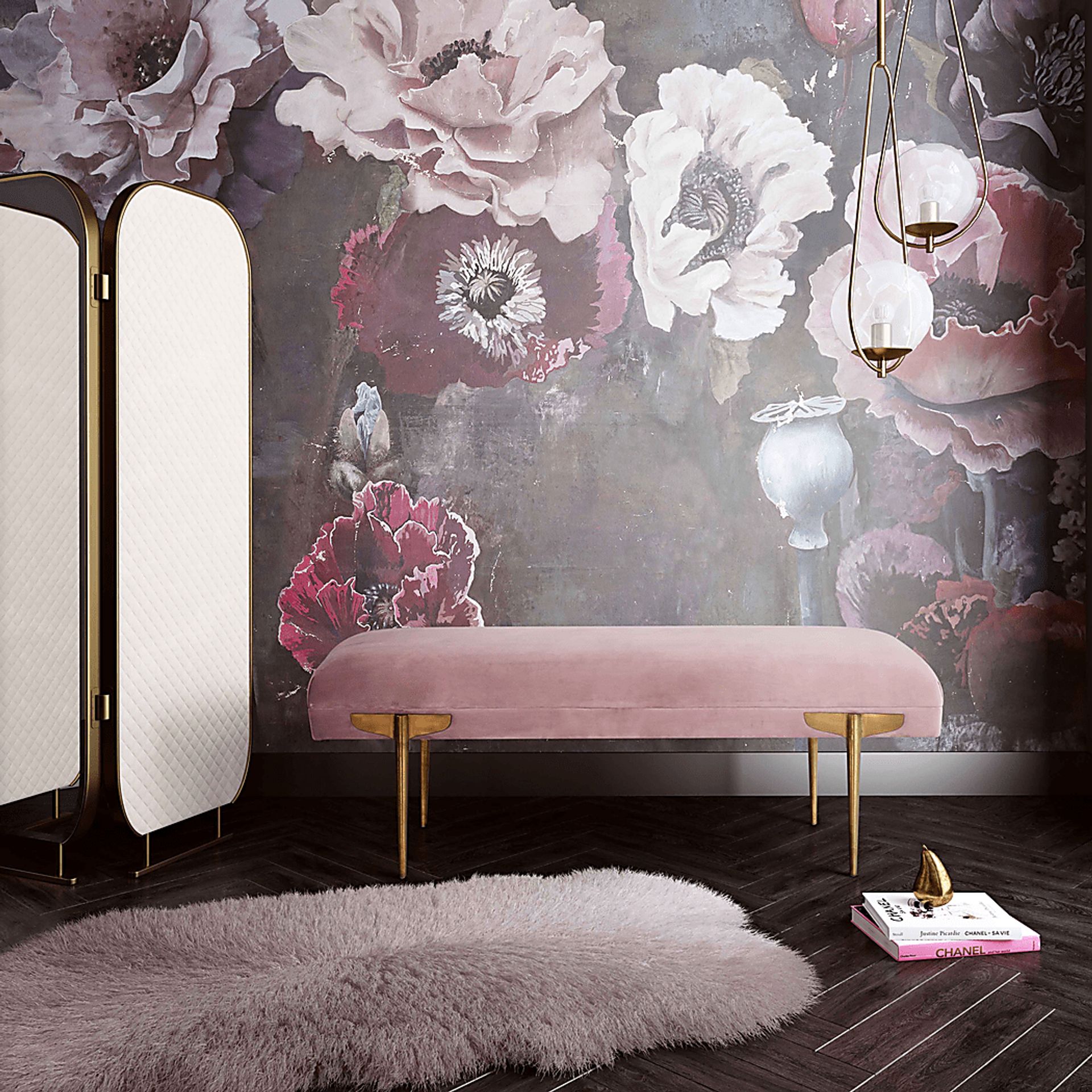 Taresa Mauve Bench - Image 4