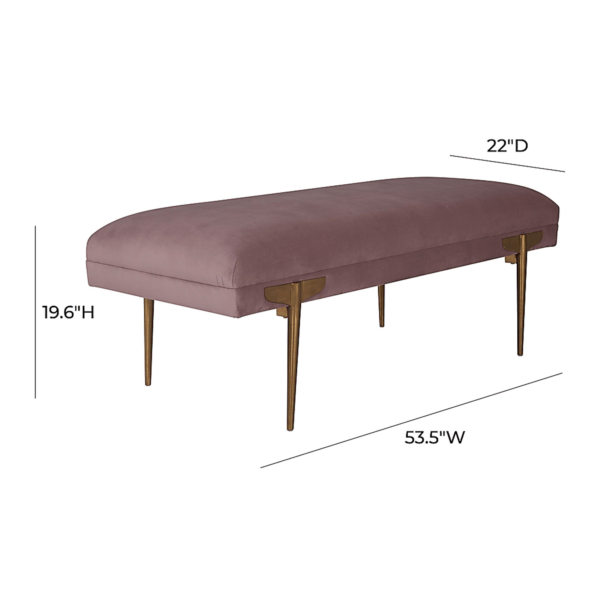 Taresa Mauve Bench - Image 5